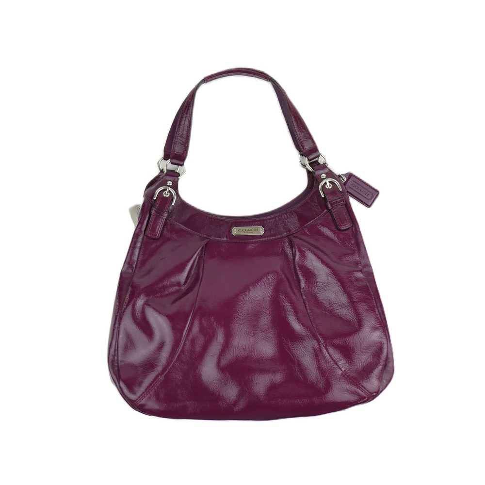 Coach Soho Plum Patent Leather Hobo Shoulder Bag F19708